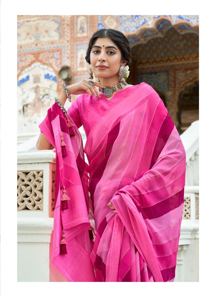 Kashvi Rangat New Exclusive Wear Printed Georgette Designer Saree Collection
